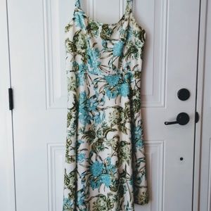 Ann Taylor LOFT Tropical Lined Sundress Size 10